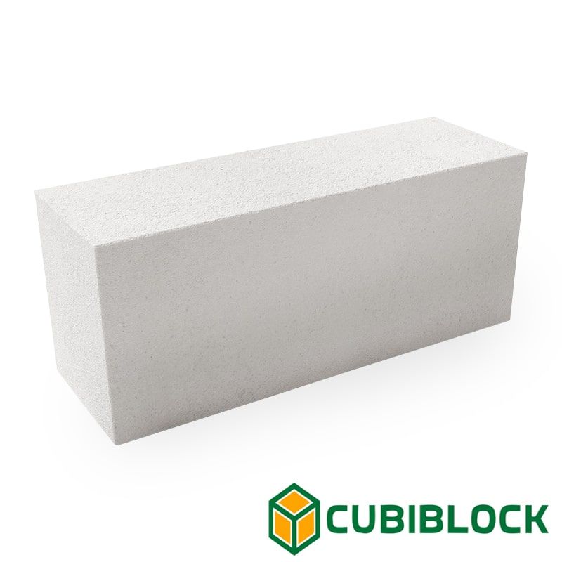 Газобетонный блок перегородочный Cubi Block D700 625х100х250 B5.0